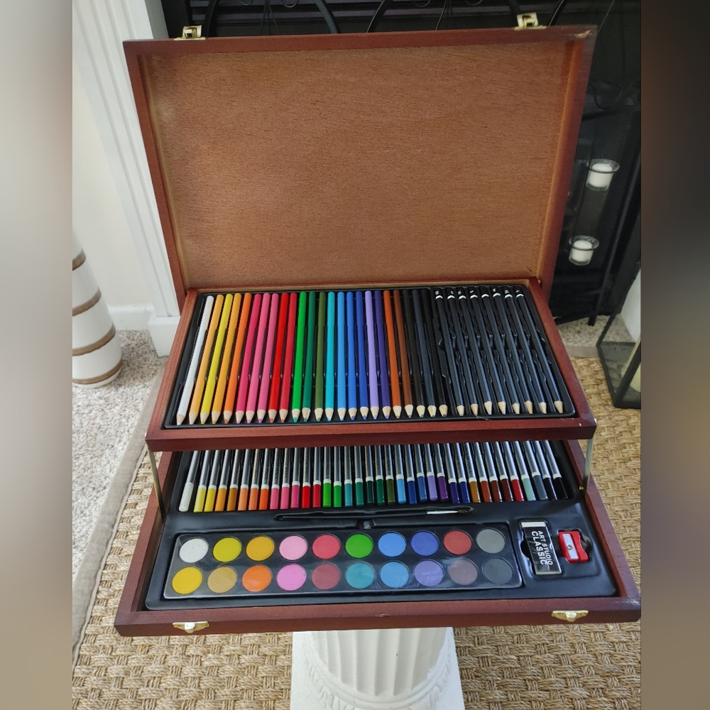 Artist Coloring, Sketch and Paint Studio Set, 91 piece set